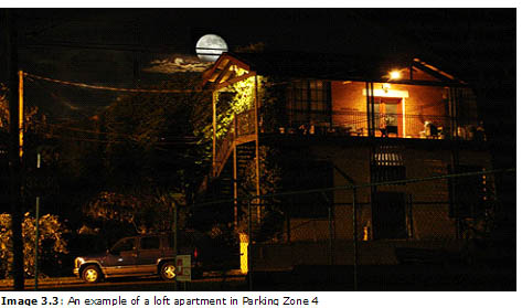 Image 3.3: An example of a loft apartment in Parking Zone 4