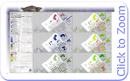 Downtown Navasota Parking Statistics Map for Parking Zone 2