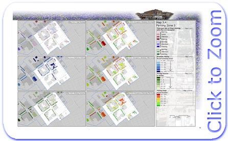 Downtown Navasota Parking Statistics Map for Parking Zone 3