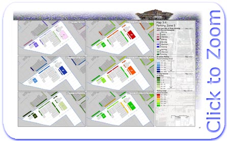 Downtown Navasota Parking Statistics Map for Parking Zone 5